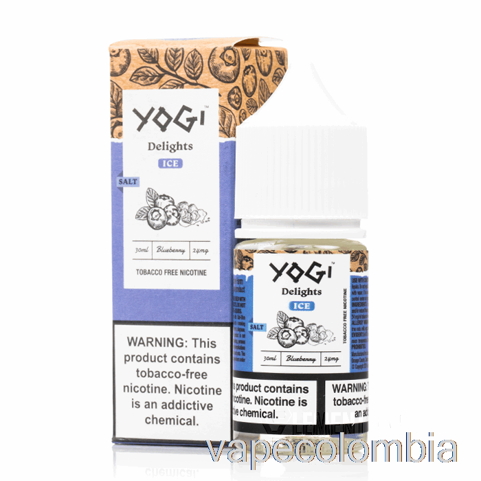 Sales De Hielo De Arándano Desechables Para Vape - Delicias Yogi - 30ml 50mg Promo